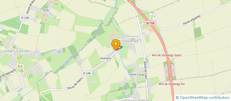 localisation de l'entreprise SCI MOOREA  SOULANGY