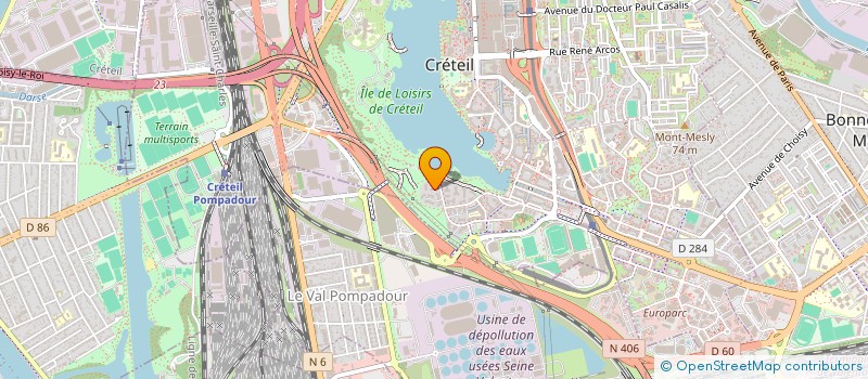 localisation de l'entreprise SCI MOOS à CRETEIL