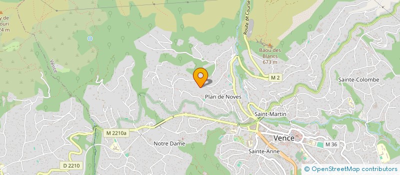 localisation de l'entreprise SCI MOP  VENCE