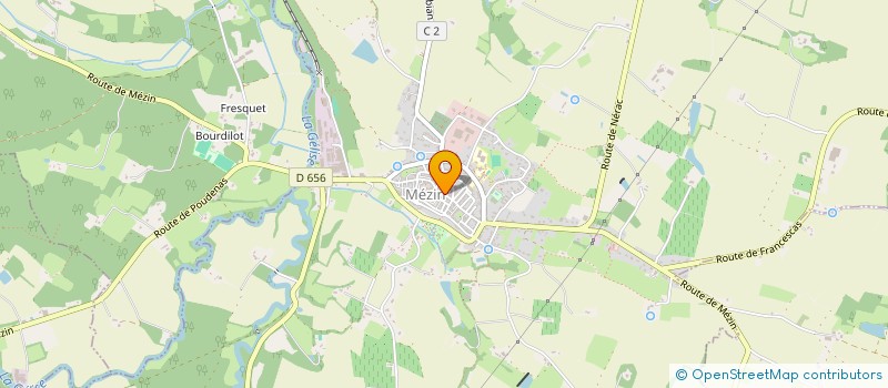 localisation de l'entreprise SCI MOPAT  MEZIN