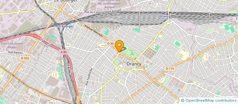 localisation de l'entreprise SCI MOPHI  DRANCY