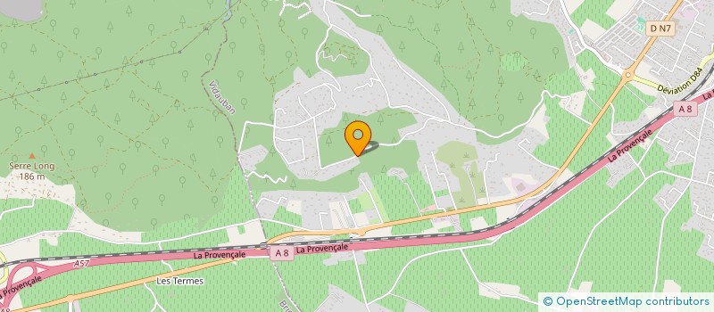 localisation de l'entreprise SCI MOPI  VIDAUBAN