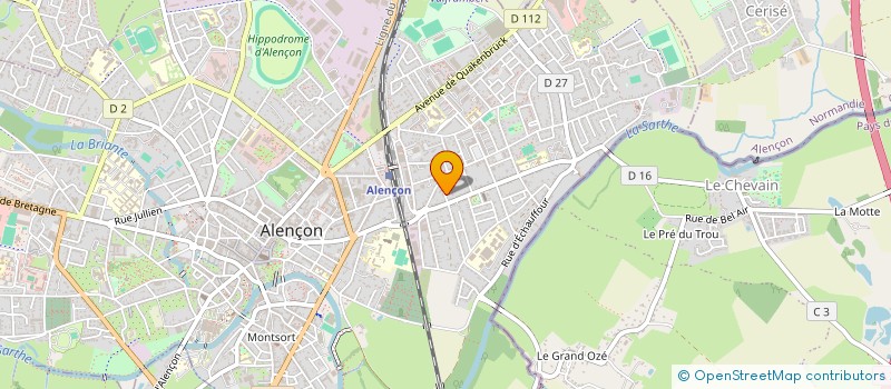 localisation de l'entreprise SCI MOPI à ALENCON