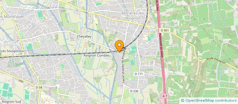 localisation de l'entreprise SCI MOPRAD  MORIERES-LES-AVIGNON