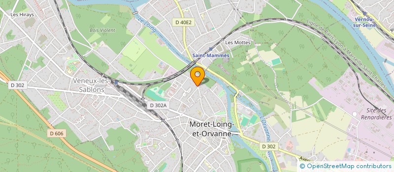 localisation de l'entreprise SCI MOR ET MANT  MORET-LOING-ET-ORVANNE