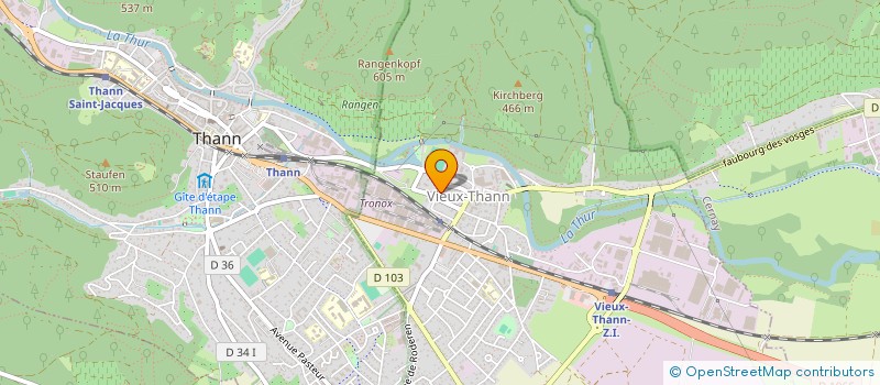 localisation de l'entreprise SCI MORA MORA  VIEUX-THANN