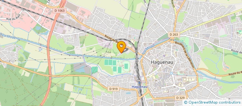 localisation de l'entreprise SCI MORAIRA  HAGUENAU