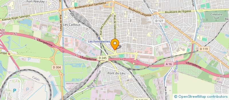 localisation de l'entreprise SCI MORANA  CALAIS