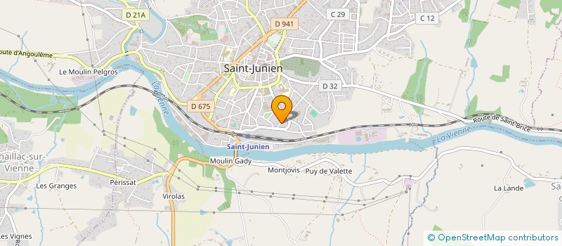 localisation de l'entreprise SCI MORAND  SAINT-JUNIEN