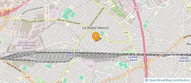 localisation de l'entreprise SCI MORAND à LE BLANC-MESNIL