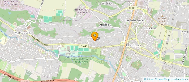 localisation de l'entreprise SCI.MORAND 91  MONTLHERY