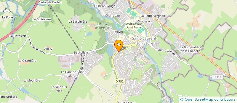 localisation de l'entreprise SCI MORAND.A à SAINT-LAURENT-SUR-SEVRE