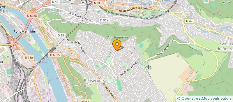 localisation de l'entreprise SCI MORANDO  BONSECOURS