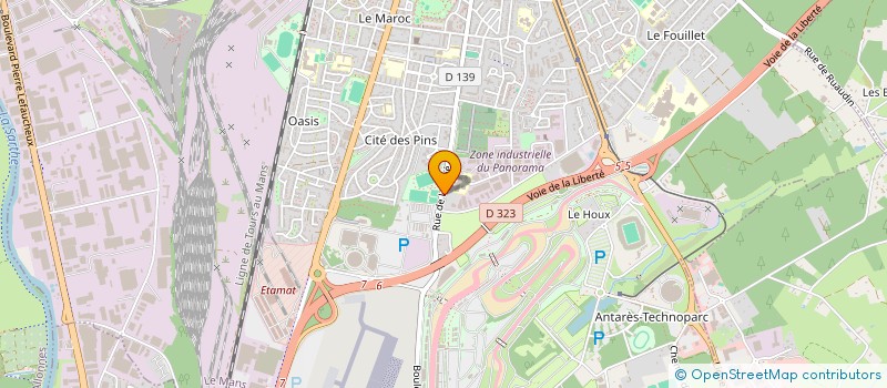 localisation de l'entreprise SCI MORANE  LE MANS