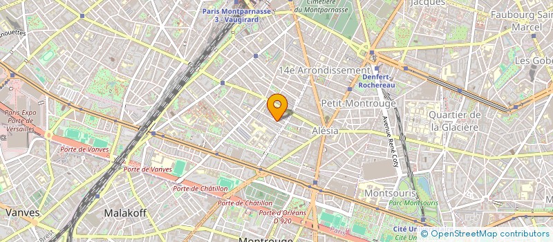 localisation de l'entreprise SCI MORARD 14  PARIS