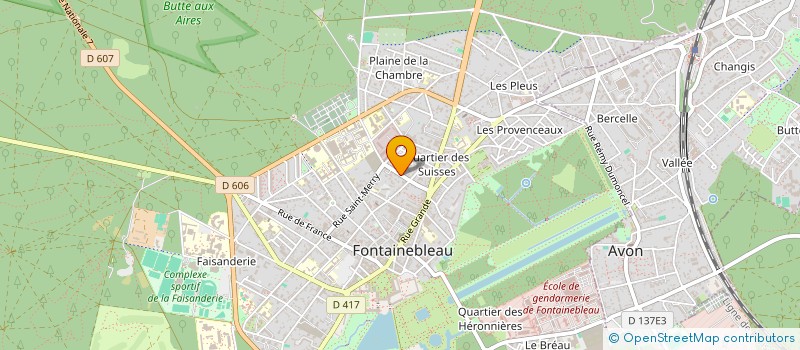 localisation de l'entreprise SCI MORARD  FONTAINEBLEAU