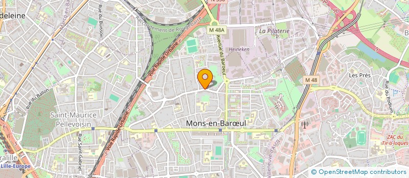 localisation de l'entreprise SCI MORARU LEMAIRE  MONS-EN-BARUL