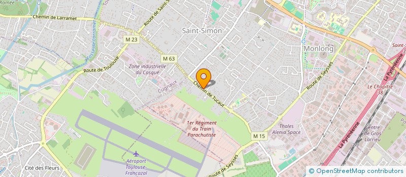 localisation de l'entreprise SCI MORAS à TOULOUSE