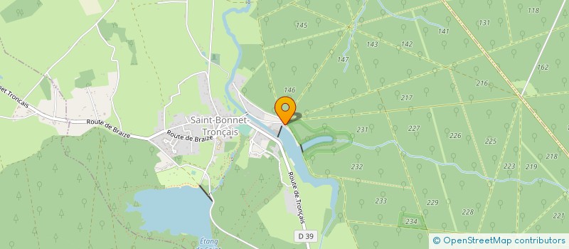 localisation de l'entreprise SCI MORAT  SAINT-BONNET-TRONCAIS