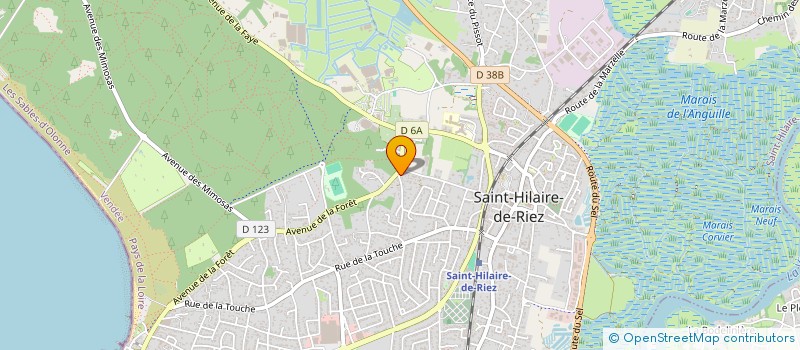 localisation de l'entreprise SCI MORAT à SAINT-HILAIRE-DE-RIEZ