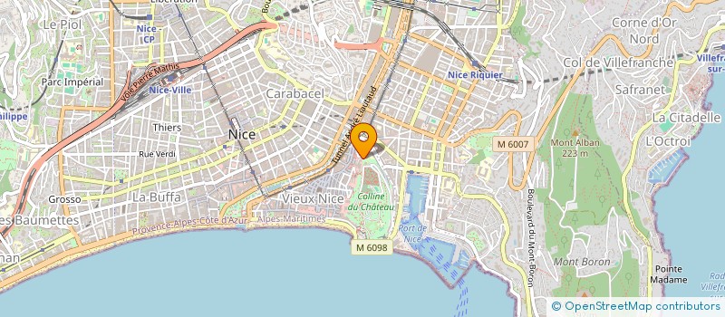 localisation de l'entreprise SCI MORATION INVEST à NICE
