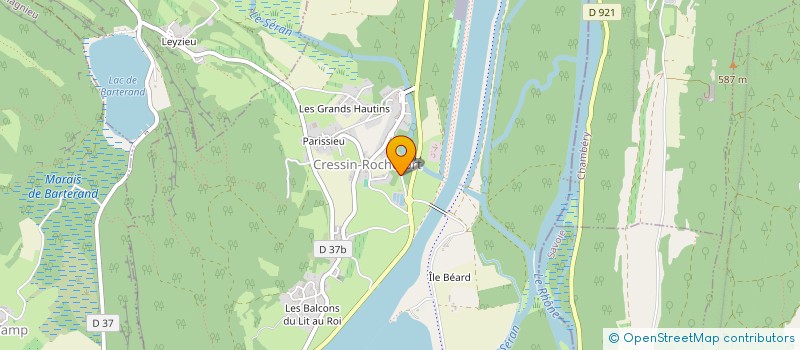 localisation de l'entreprise SCI MORAVA  CRESSIN-ROCHEFORT