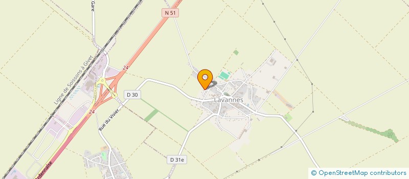 localisation de l'entreprise SCI MORAY  LAVANNES