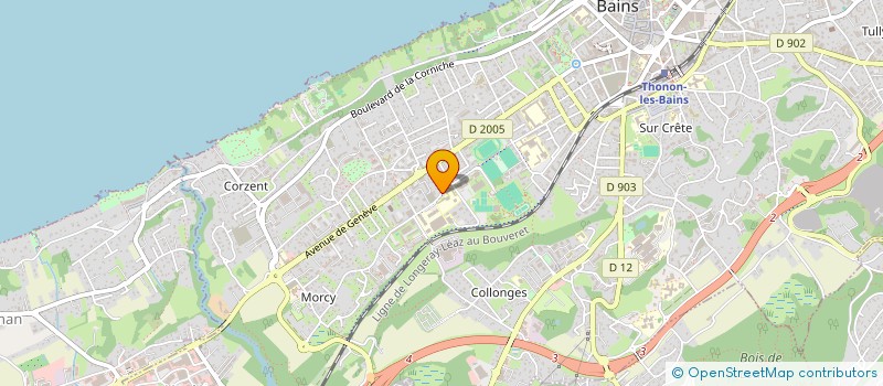localisation de l'entreprise SCI MORCY à THONON-LES-BAINS