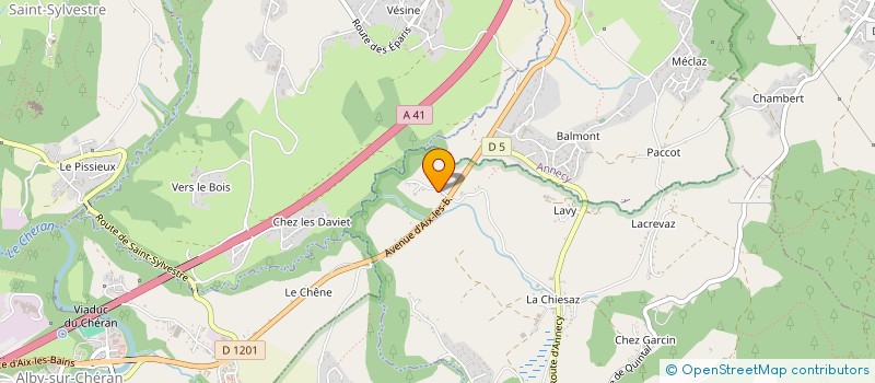 localisation de l'entreprise SCI MORDANE  VIUZ-LA-CHIESAZ