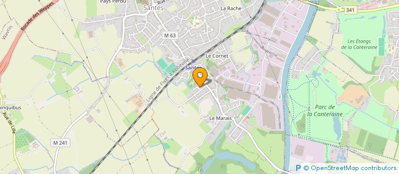 localisation de l'entreprise SCI MORDEFROIS  SANTES