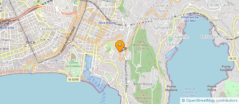 localisation de l'entreprise SCI MORDI à NICE