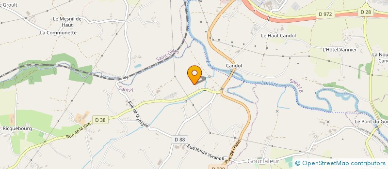 localisation de l'entreprise SCI MORDOREE  CANISY