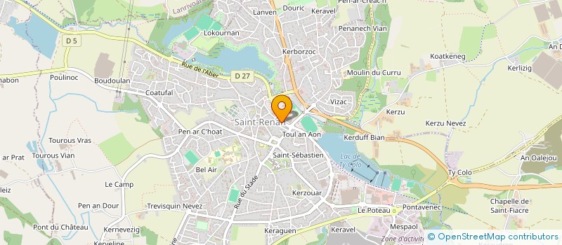 localisation de l'entreprise SCI MORE  SAINT-RENAN