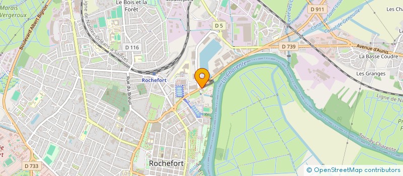 localisation de l'entreprise SCI MOREAU  ROCHEFORT