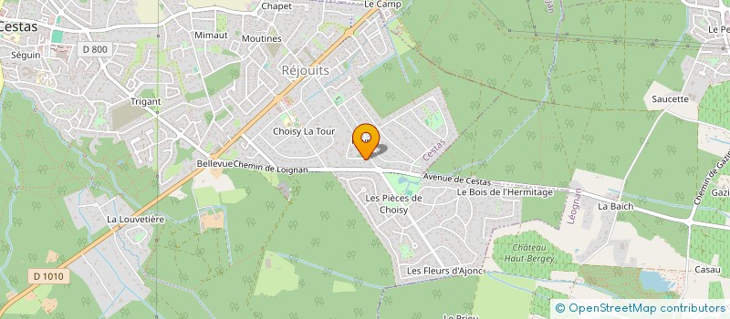 localisation de l'entreprise SCI MOREAU à CESTAS