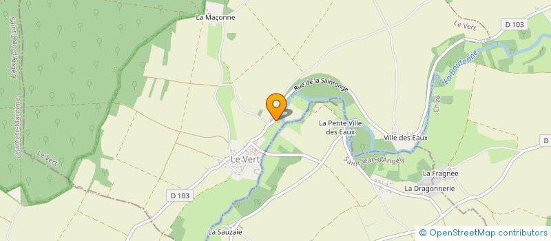 localisation de l'entreprise SCI MOREAU  LE VERT