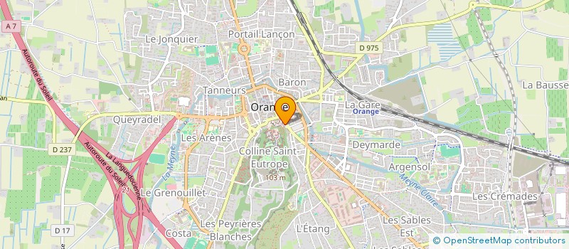 localisation de l'entreprise SCI MOREAU  ORANGE