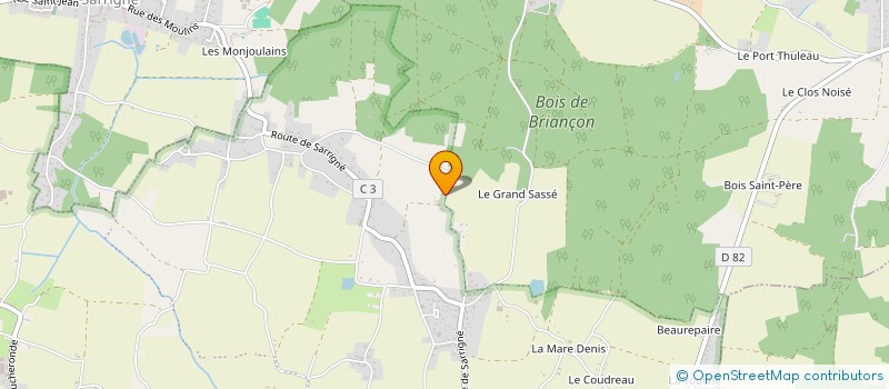 localisation de l'entreprise SCI MOREAU  LOIRE-AUTHION