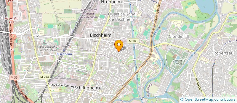 localisation de l'entreprise SCI MOREAU  BISCHHEIM