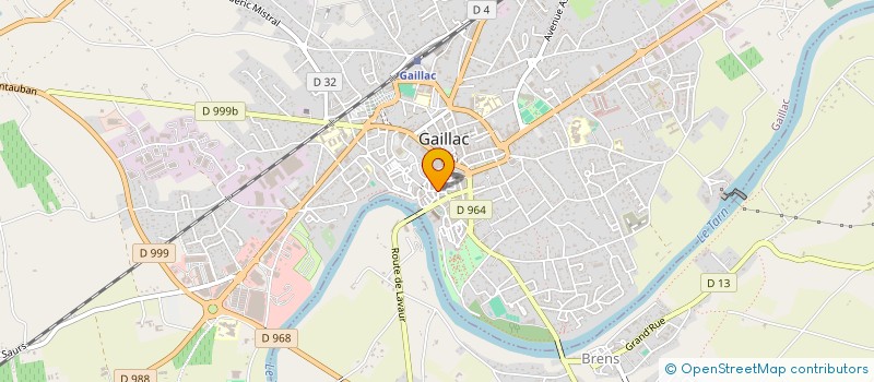 localisation de l'entreprise SCI MOREAU DE BELLAING à GAILLAC