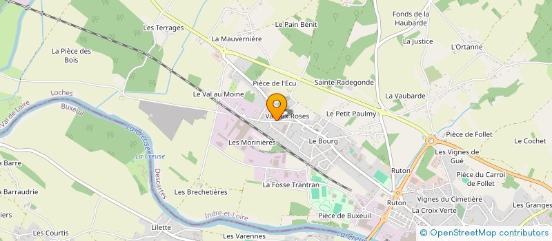 localisation de l'entreprise SCI MOREAU-DELHORBE  DESCARTES