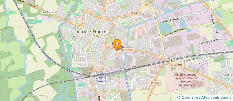 localisation de l'entreprise SCI MOREAU DESVIGNES à VITRY-LE-FRANCOIS