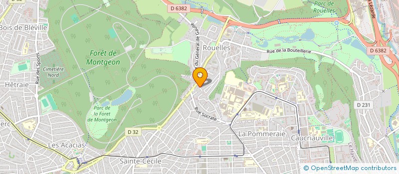 localisation de l'entreprise SCI MOREAU FRERES à LE HAVRE