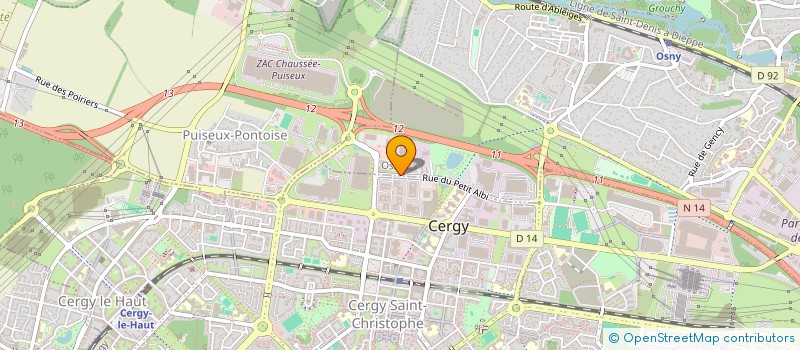 localisation de l'entreprise SCI MOREIRA  OSNY