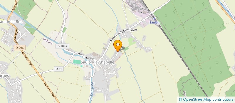 localisation de l'entreprise SCI MOREIRA  SAULON-LA-CHAPELLE