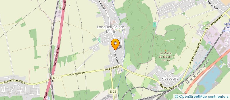 localisation de l'entreprise SCI MOREIRA  LONGUEIL-SAINTE-MARIE