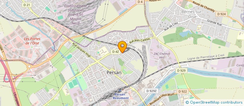 localisation de l'entreprise SCI MOREIRA2M  PERSAN