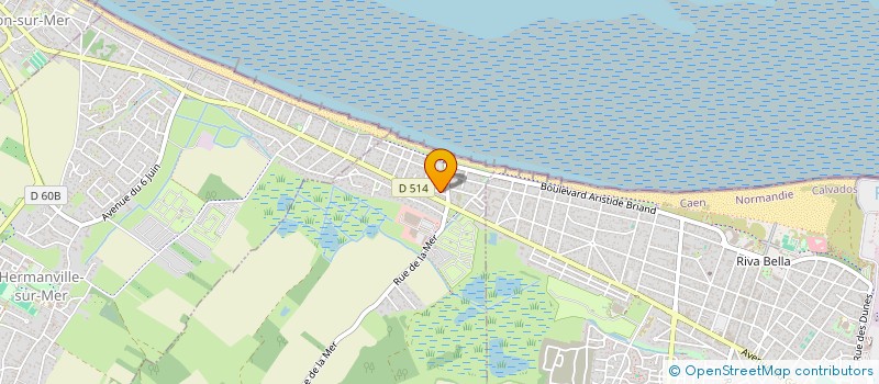 localisation de l'entreprise SCI MOREL  COLLEVILLE-MONTGOMERY