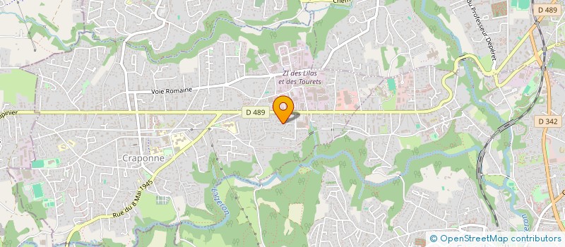 localisation de l'entreprise SCI MOREL  CRAPONNE