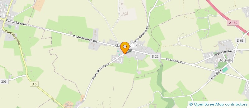 localisation de l'entreprise SCI MOREL  BLACQUEVILLE